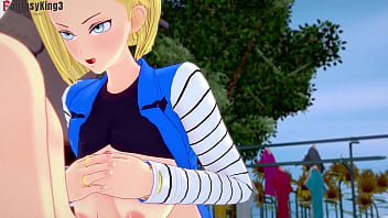 Android 18 Of Dragon Ball Having Sex In Pov